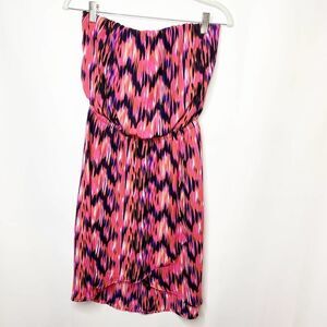 Express Dress Womens Pink Sleeveless Mini Ladies Size Small Pink Black NEW